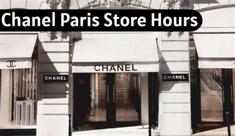 chanel optical store hours